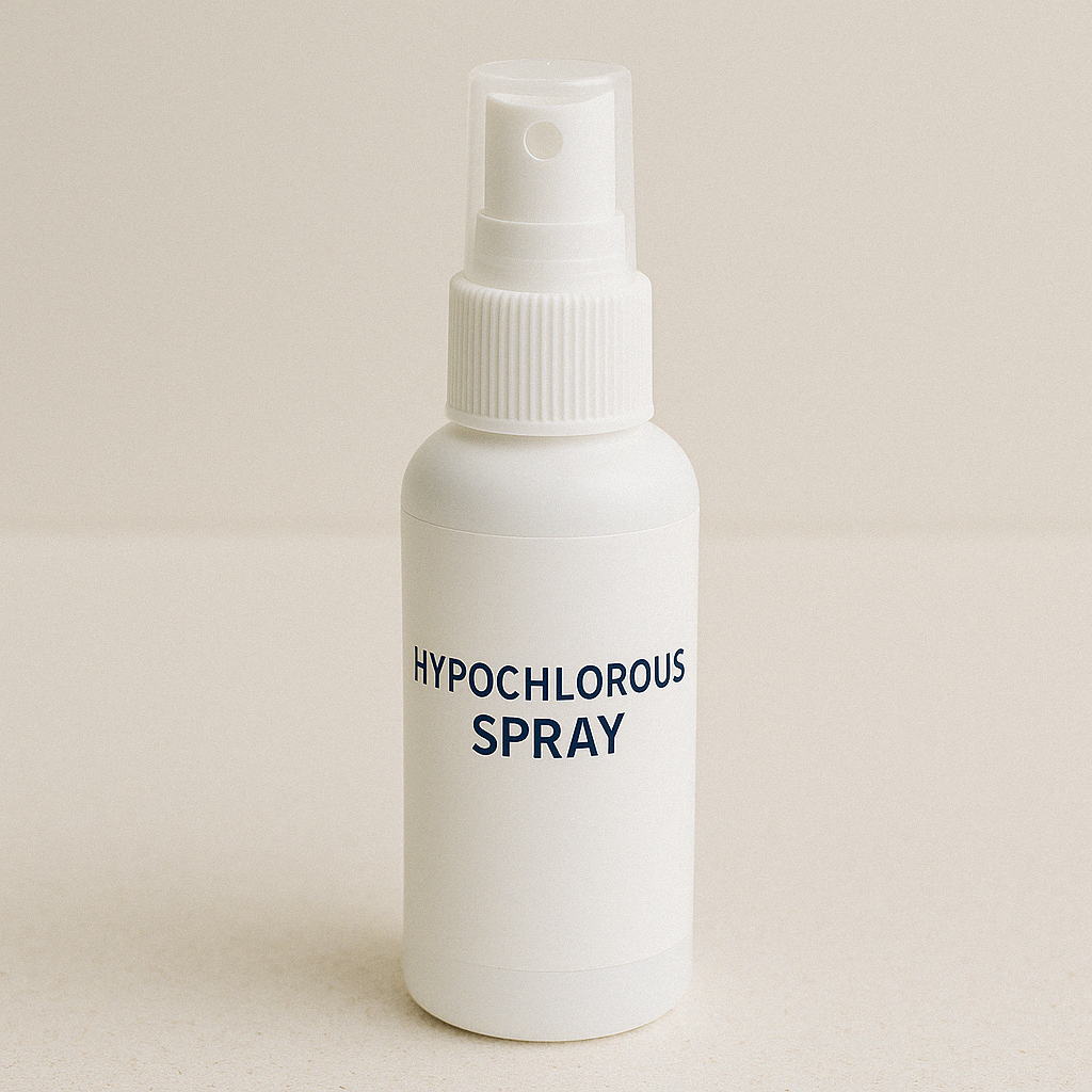 Hypochlorous spray for blepharitis treatment