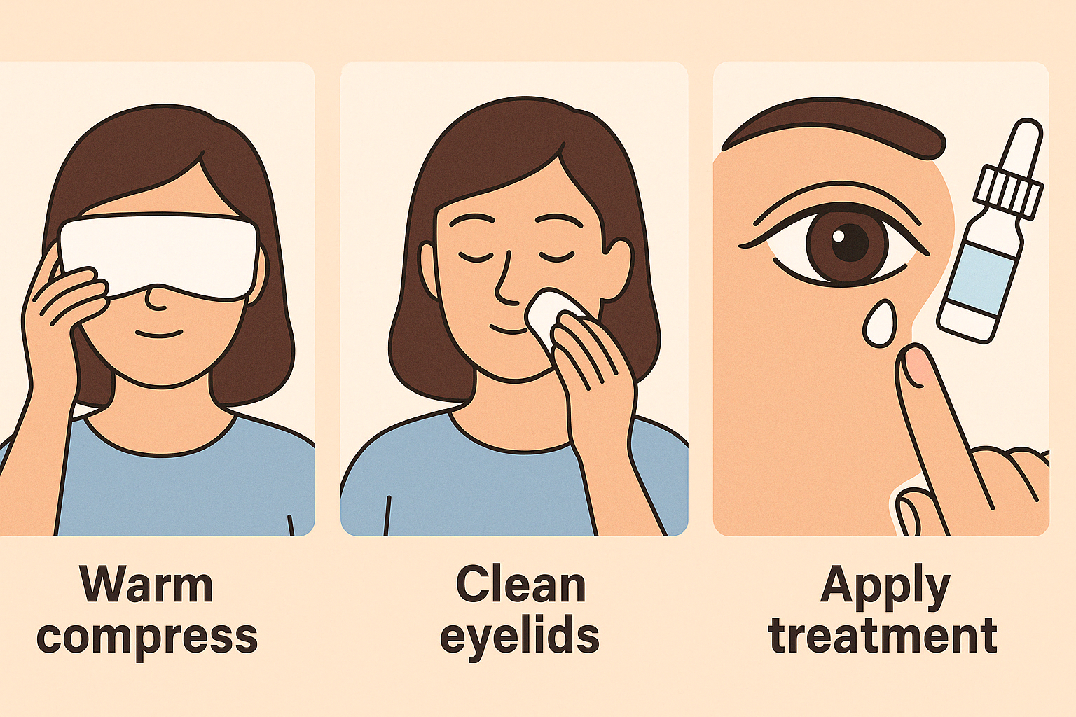 Step-by-step blepharitis treatment guide