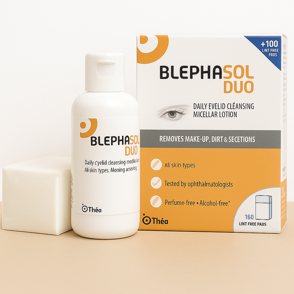 Blephasol cleansing solution for blepharitis treatment
